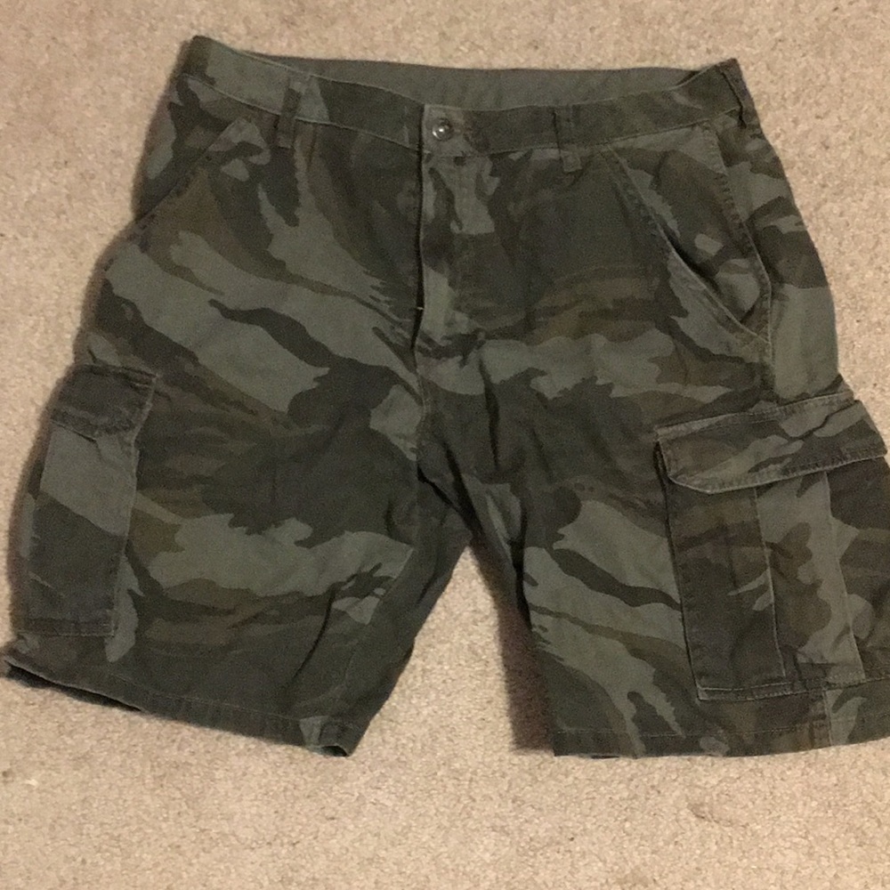 Camo Wrangler Shorts